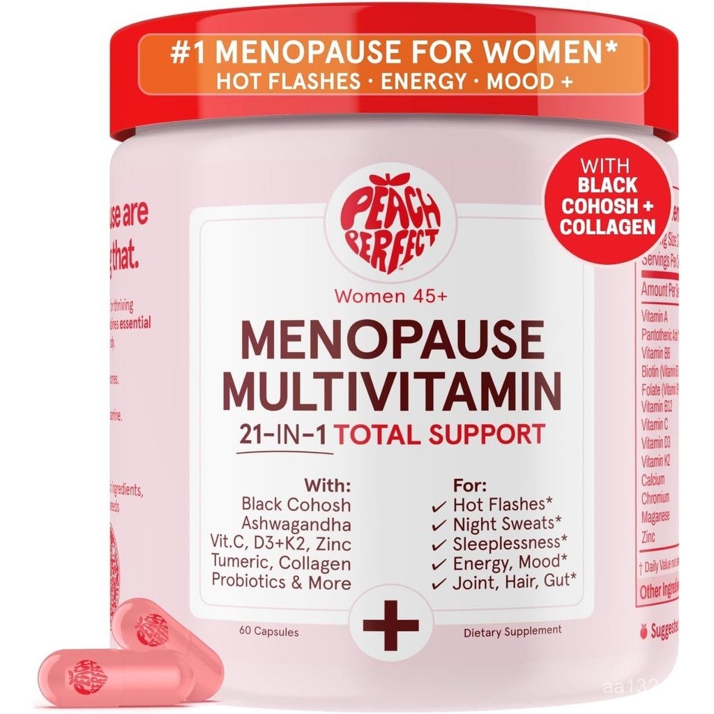 วิตามินรวมบุรุษ | 21 วิตามินผู้หญิง 45+ | Black Rise, มะเขือยาวเมาแอฟริกาใต้, วิตามิน D3+K2, โปรไบโอ