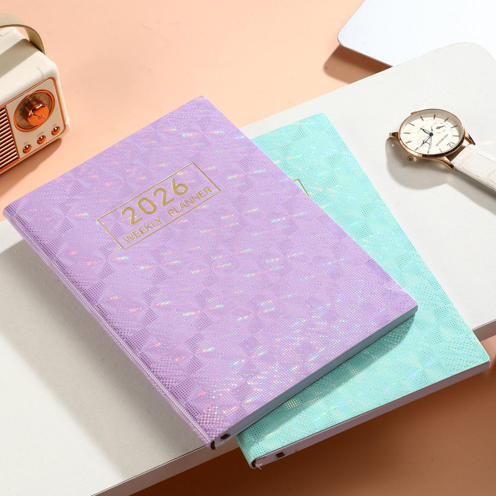 2026 A5 Weekly Planner & Notebook For Teacher & Student, Day And Weekly Agenda For School & Work