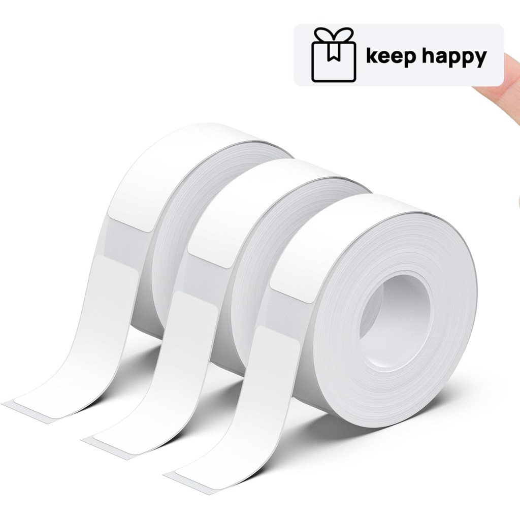 POLONO เทปทําฉลาก P31S ของแท้, 14x40mm(0.55"x1.57"), กระดาษพิมพ์ดัดแปลงสําหรับบ้าน/สํานักงาน, เข้ากั