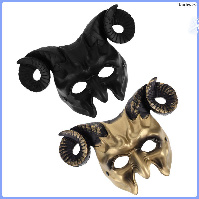 หน้ากากคอสเพลย์ Ram Animal Creepy Masquerade daidiwes