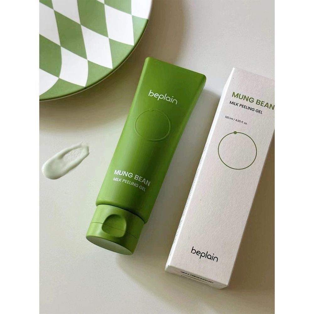 新品韩国BEPLAIN绿豆去角质乳啫喱面部温和深层清洁控油黑头白头New Korean BEPLAIN Mung Beans20250925