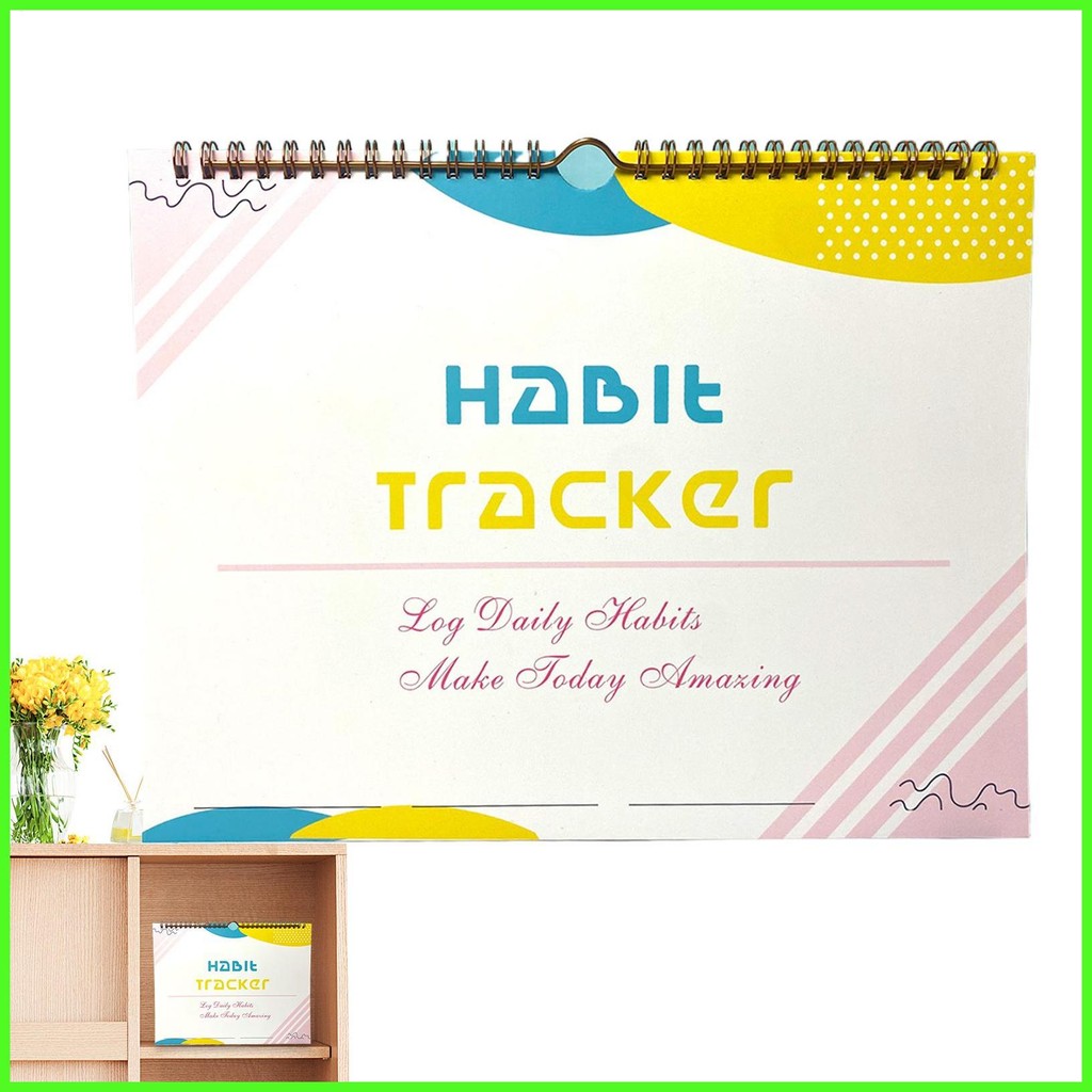 สร้างแรงบันดาลใจ Habit Tracker Journal 12 เดือน Undated ทุกวันรายสัปดาห์และระยะเวลารายเดือน Habit Tr