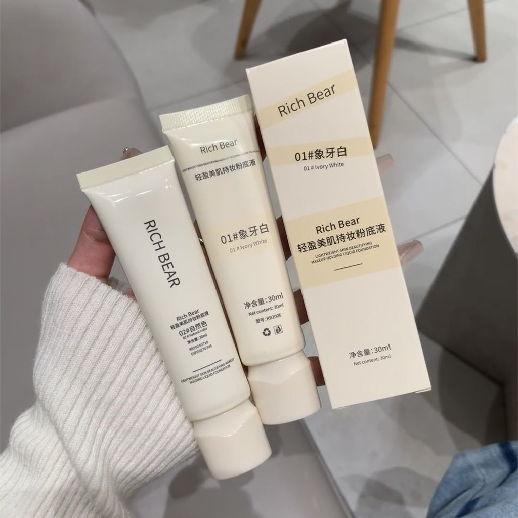 New Product#[Shop Hot Sale]Clean Base Makeup Flawless Foundation for Oily Skin Long-lasting Moisturi