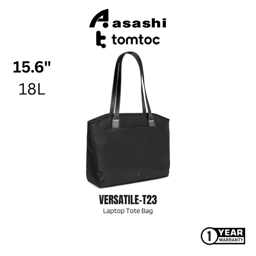 Tomtoc Versatile-T23 Laptop Tote Bag 15.6 นิ้ว /18L Large Ladies Shoulder Bag Office Bag - Beg Perem