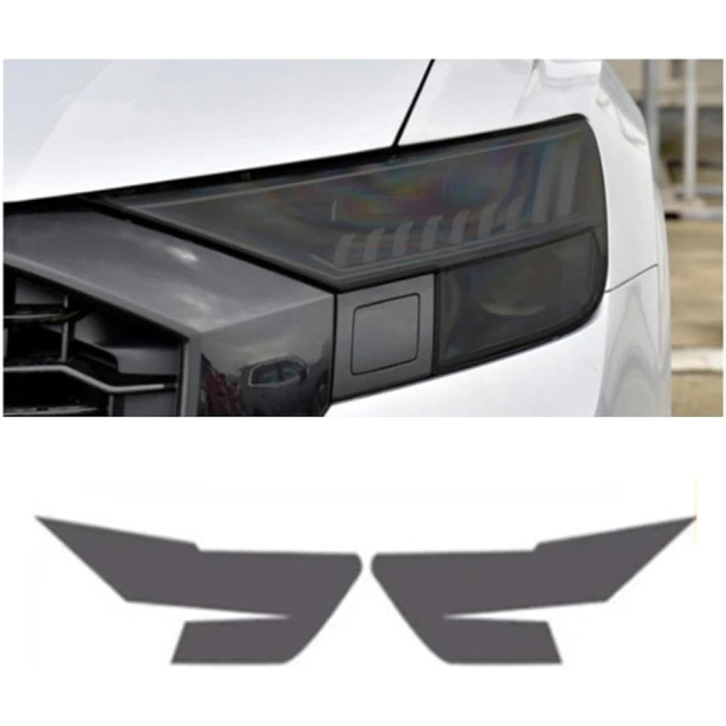 ไฟหน้ารถป้องกันฟิล์มสําหรับ Rs Q8 2020-2024 รถไฟหน้าป้องกันฟิล์ม Tpu ไฟหน้ารถฟิล์ม Tpu Photochromism