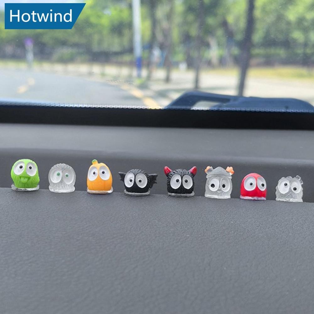 HW 8 ชิ้นภายในรถคอนโซลกลางเครื่องประดับตกแต่งตกแต่งรถหน้าจอด้านหลังกระจก Mini Gos อุปกรณ์ P5Y6