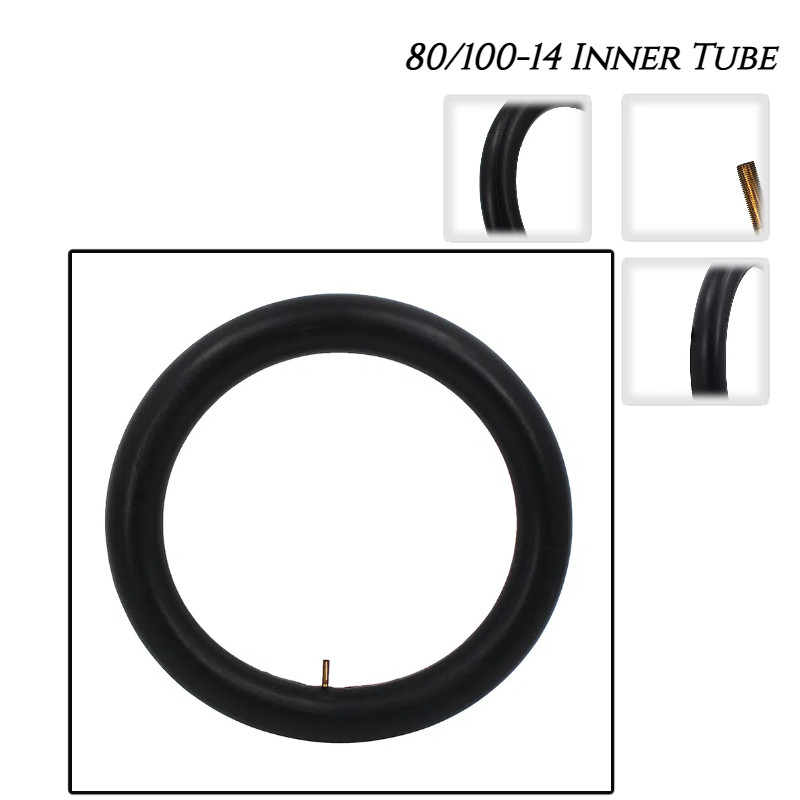 80/100-14 inner tube butyl rubber inner tube for mountain bike folding bicycle tire inner tube butyl