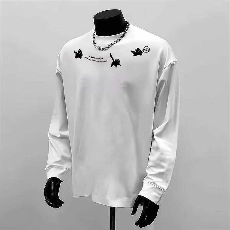 COD 2025 New Harajuku Ins Fashion Trend Versatile Lazy Artistic Simple Japanese Style Elegant Long S