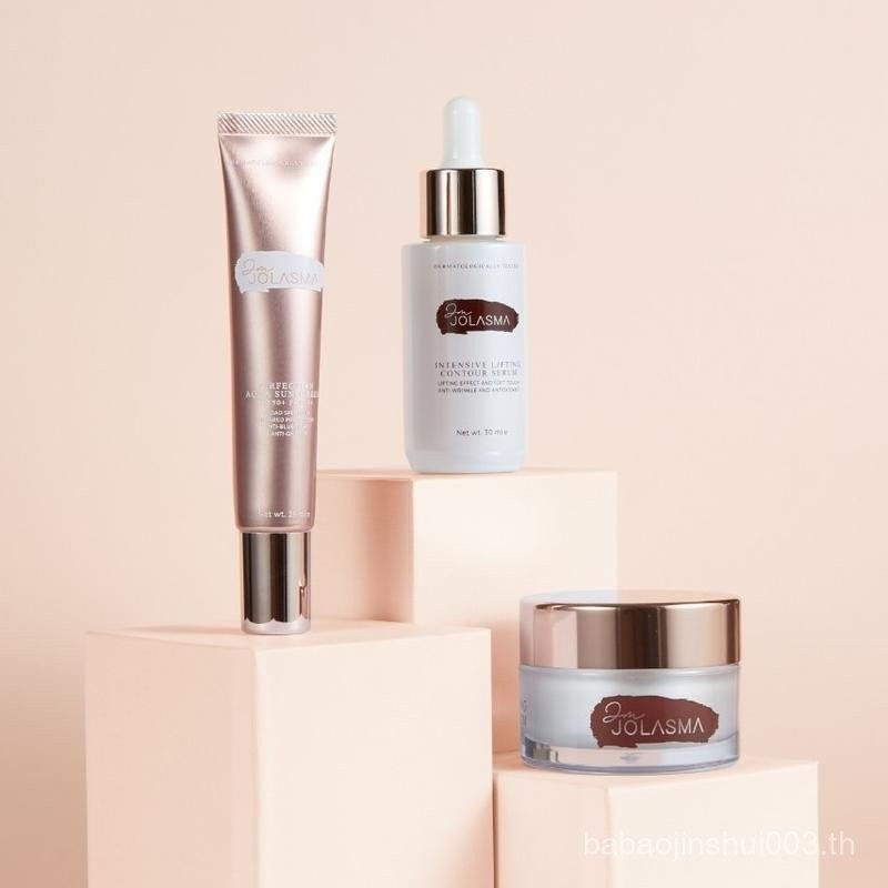 Jolasma ยกเซ็ท 3ตัว เซรั่มบำรุงผิวหน้า มอยส์เจอร์ไรเซอร์ กันแดดเนื้อน้ำ SPA50 PA++++ สำหรับผู้ทีต้อง