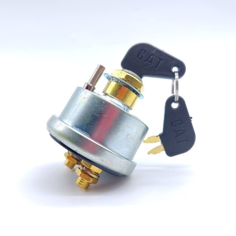 7n0718อุปกรณ์เสริม2สายเริ่มต้นล็อคประตูสวิทช์จุดระเบิดกลสองขารถขุดกล่องไฟเหมาะสําหรับ จ LJUC