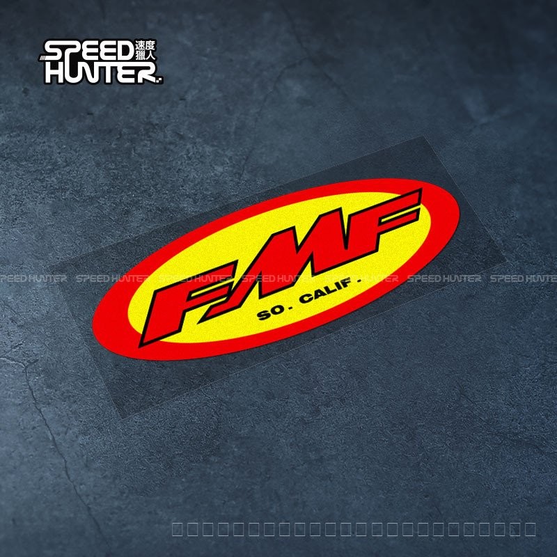 พร้อมสต็อก FMF B ประเภทท่อไอเสียสติกเกอร์รถจักรยานยนต์ดัดแปลงรถสติกเกอร์ Body Scratch สติกเกอร์กันน้ําสะท้อนแสง Decal ราคา ถูกที่สุด ดีลบีเคเค แกลเลอรีภาพที่ 8