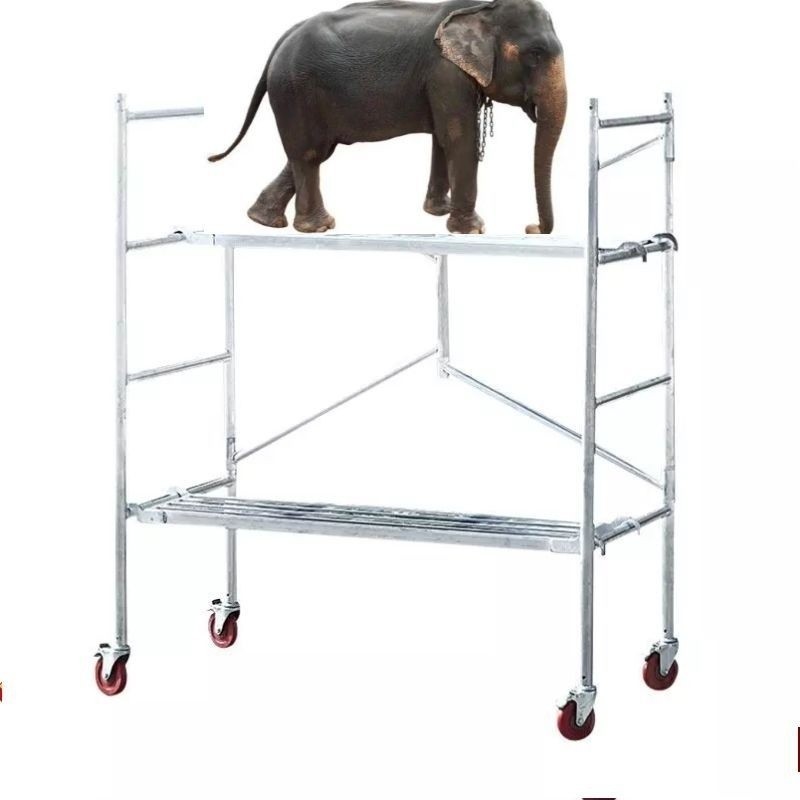 ย้าย  พับได้ กรอบมือ  แบบเพิ่มความหนา  นั่งร้าน  ชุดเต็มเท้า 8KCO