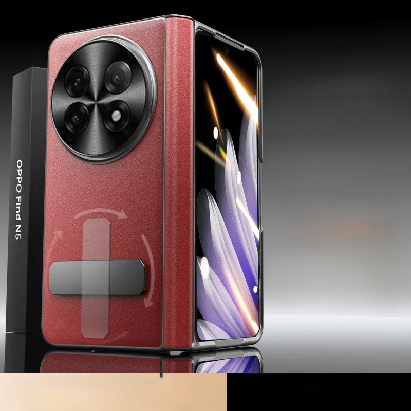 ใหม่สําหรับ OPPO ค้นหา N5 เคสโทรศัพท์ค้นหา N3 วงเล็บหมุนแกนกลางบานพับเปลือกหนังรวมทุกอย่างค้นหา N5 เคสโทรศัพท์