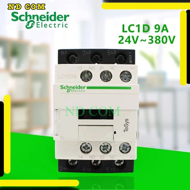 AC 3-PhaseคอนแทคAc 220V 380V LC1-D09M7C LC1-D09 ส่งทุกวัน ถูกมาก