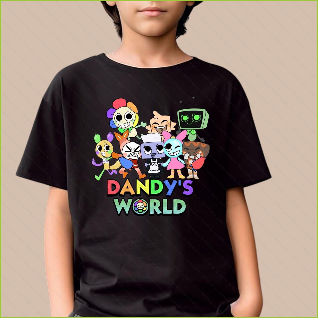 PS2 Dandys World ผ้าคอสเพลย์ฤดูร้อนเด็กผู้ใหญ่เสื้อยืดอะนิเมะแขนสั้น SP2