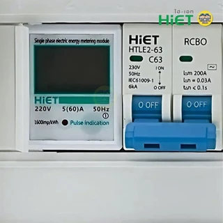 HiET **มัลติมิเตอร์** ตู้คอนซูมเมอร์ ENERGY METER กันไฟดูด/ไฟรั่ว RCBO 2PN ตู้ควบคุมไฟฟ้า ตู้ไฟ 4ช่อง 6ช่อง 8ช่อง50/6...