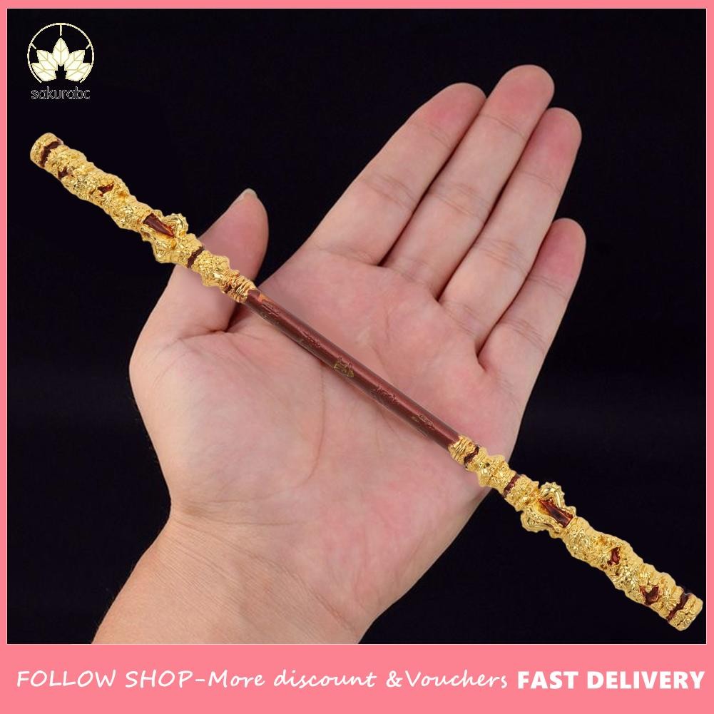 Sakurabc Ruyi Golden Cudgel 22 ซม. Jingu Bang เครื่องประดับตกแต่งของสะสมสำหรับห้องนอนที่บ้าน