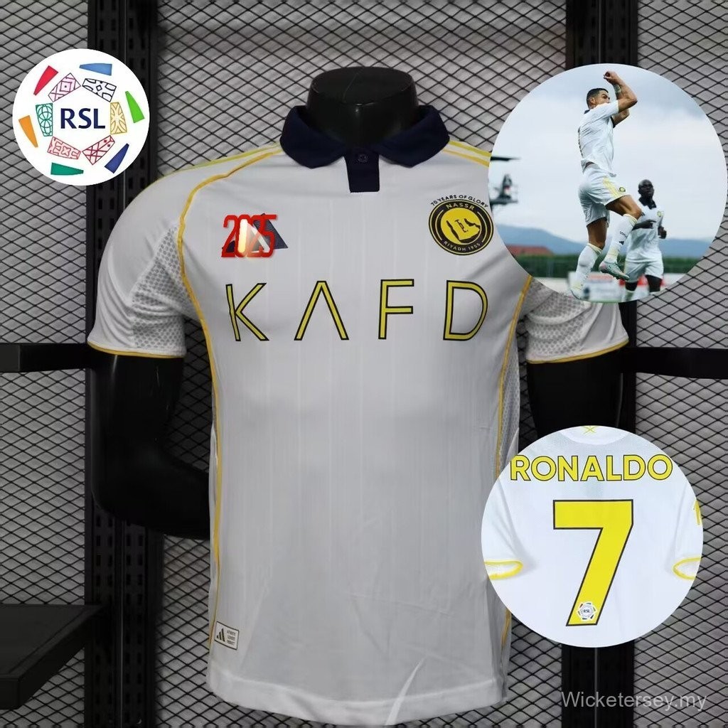 S-XXL Al-Nassr FC เสื้อฟุตบอลสำหรับผู้ใหญ่และเด็ก