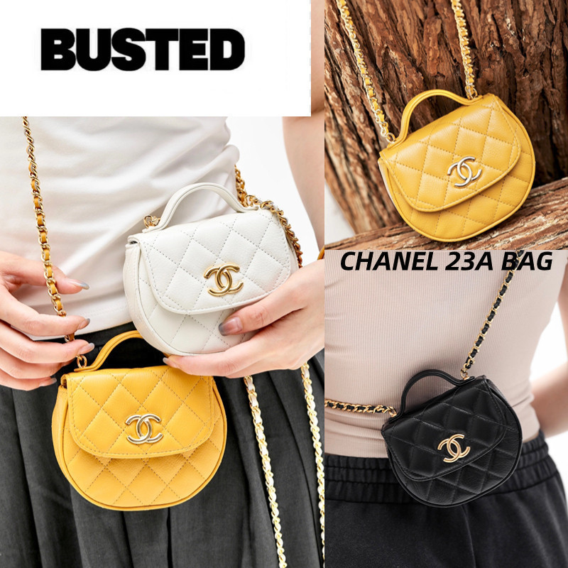 ชาแนลผู้หญิง CHANEL 23A BAG กระเป๋าสะพายข้างผู้หญิง Women Bags Shoulder Bags