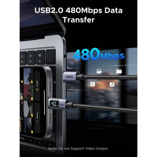 [ลดเหลือ 276] UGREEN Uno สายชาร์จ 240W USB-C to C รองรับ PD ชาร์จเร็ว สําหรับ iPhone 17 Series Samsung รุ่น L530