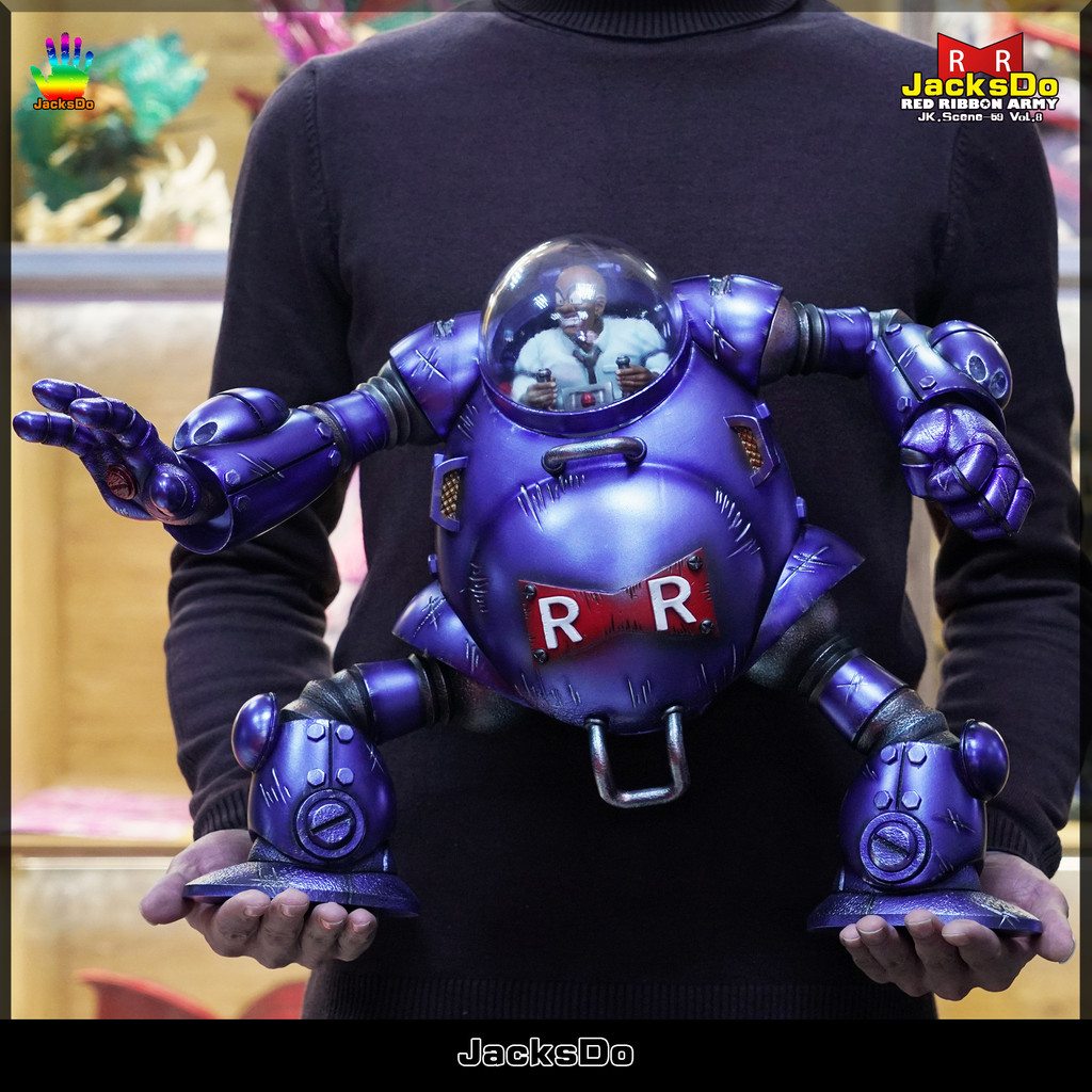JacksDo DBZ Red Ribbon Legion 8th Deputy Officer Robot Dragon Ball Robot Model Figure gk