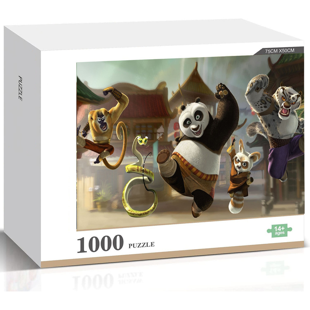 Kung Fu Panda 2 ปริศนาจิ๊กซอว์การศึกษาความเครียดบรรเทาของขวัญตกแต่งบ้าน