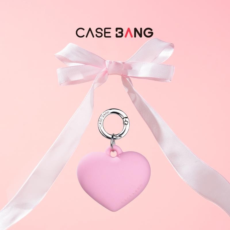 CASEBANG จี้ชาร์มหัวใจลายจุด 3D ใช้ได้กับโทรศัพท์และเคสทุกรุ่น