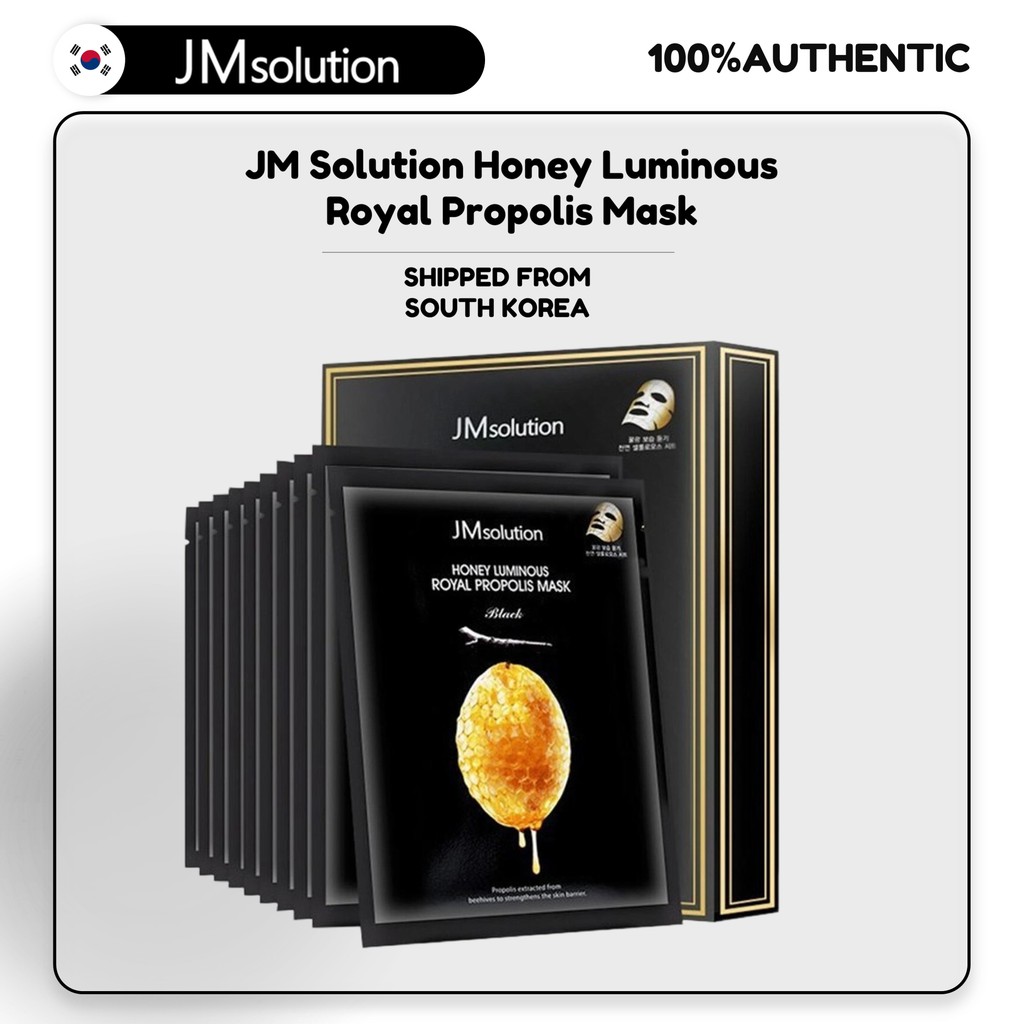 [JMSolution] Honey Luminous Royal Propolis Mask (10 แผ่น)