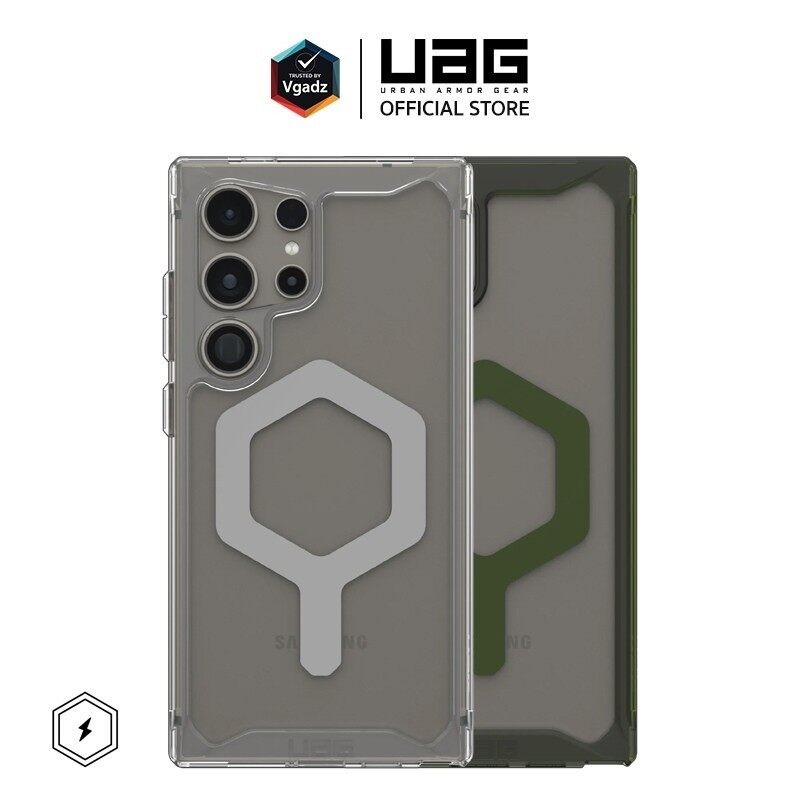 UAG PLYO เคสโทรศัพท์มือถือแม่เหล็กเหมาะสําหรับ Samsung GALAXY S24+Plus/S24 Ultra/S22 Ultra/S23 Ultra PLYO Magnetic Crystal Solid และทนทานฝาครอบป้องกันการตก