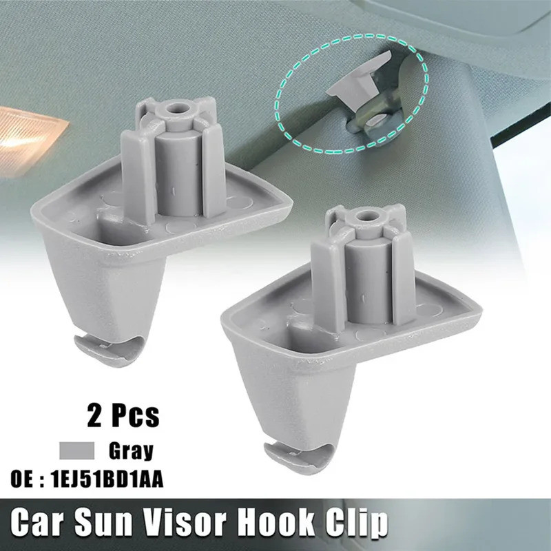 สําหรับ Chrysler 300 Fixing หมุดรถ Visor Hook คลิป 2pcs รถ Visor Hook คลิปสําหรับ Chrysler 300 สําหร