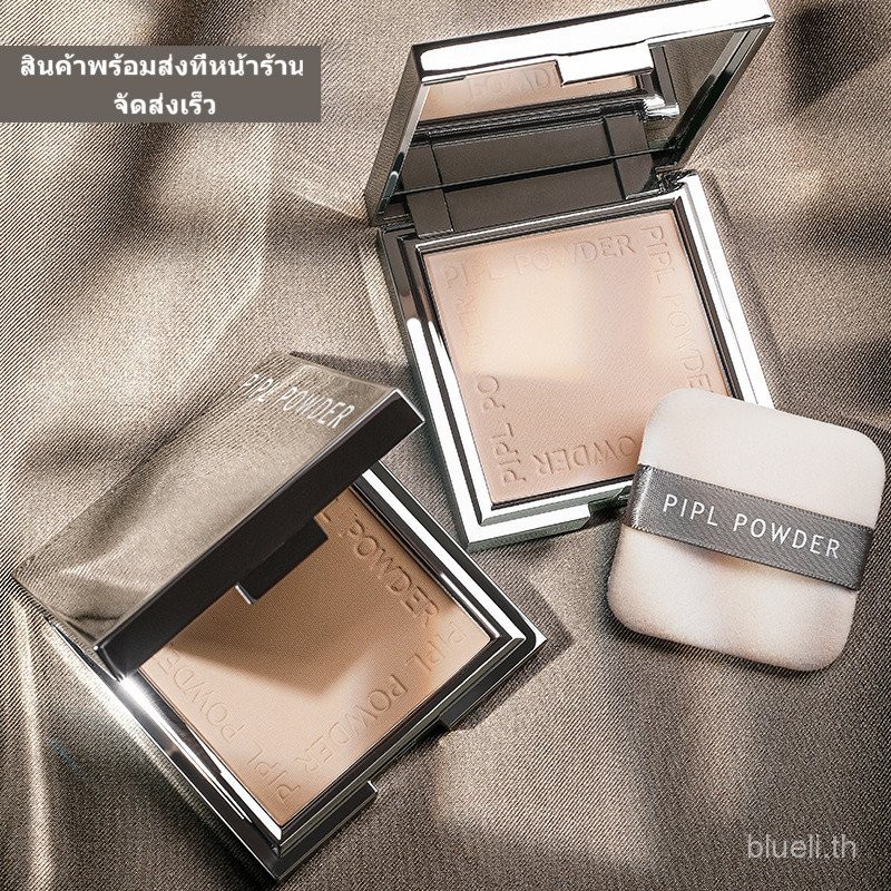 แป้งอัดแข็ง Little Silver Block​​​ ​​Oil-Control & Invisible Pores Makeup Setting Pressed Powder​ ​​คอนซีลเลอร์และการซ่อมแซมแป้งเซ็ตติ้งติดทนนานสําหรับผู้หญิง​