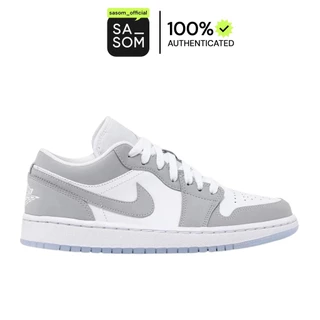Jordan 1 Low Wolf Grey (Women's) | ของแท้ ตรวจสอบโดย SASOM