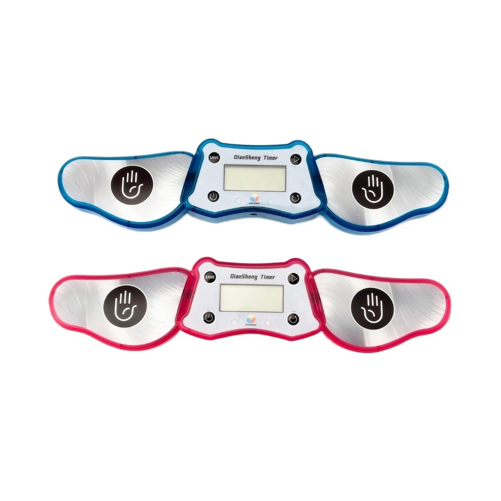 Diansheng Timer สําหรับ Speed Cube Racing Cube Timer สําหรับ Magic Cube Trning สีชมพูและสีน้ําเงิน