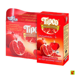 ทิปโก้ น้ำทับทิมสกัดเข้มข้น ขนาด 110 มล. แพ็ค 4 กล่อง
