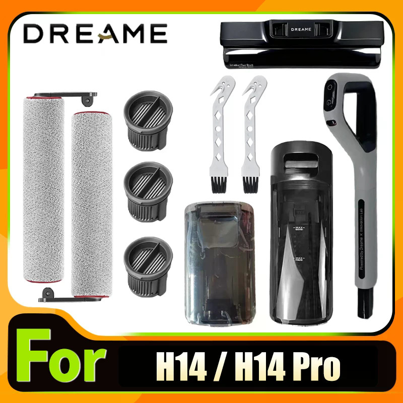 อุปกรณ์เสริมสําหรับ Dreame H14/ H14 Pro ถังน้ําสะอาดแปรง Roller HEPA ผู้ถือตัวกรองเครื่องดูดฝุ่นอะไหล่