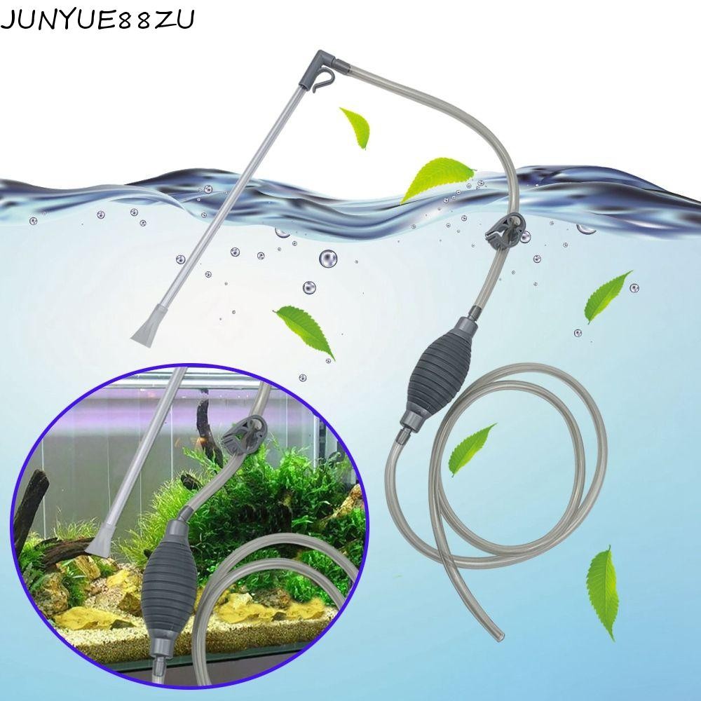 JUNYUE88ZU น้ํา Cleanger เครื่องมือสูญญากาศกึ่งอัตโนมัติกรวดกรอง Aquarium ทําความสะอาดถังปลาปั๊มลม A