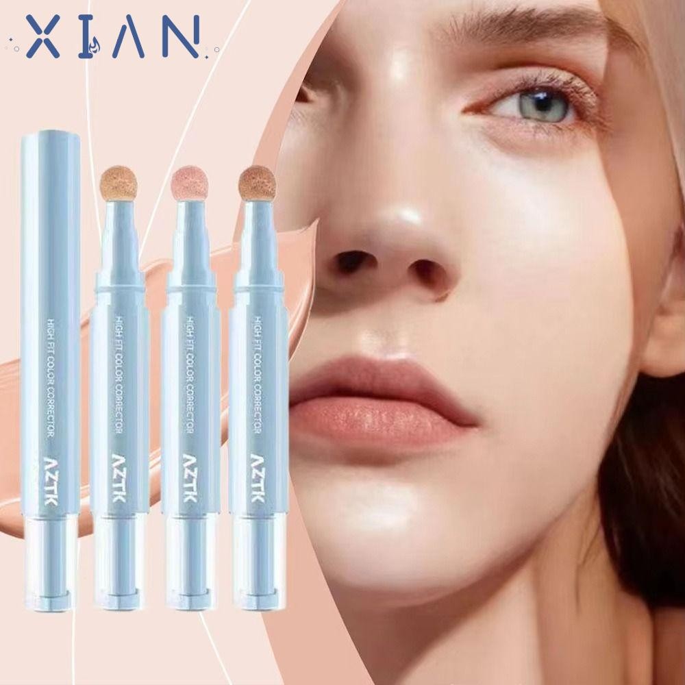 XIANEN ปากกาคอนซีลเลอร์ 1 ชิ้น, ครอบคลุมสิวรอยแผลเป็น Moisturizing Liquid แต่งหน้า, AZTK Face Bright