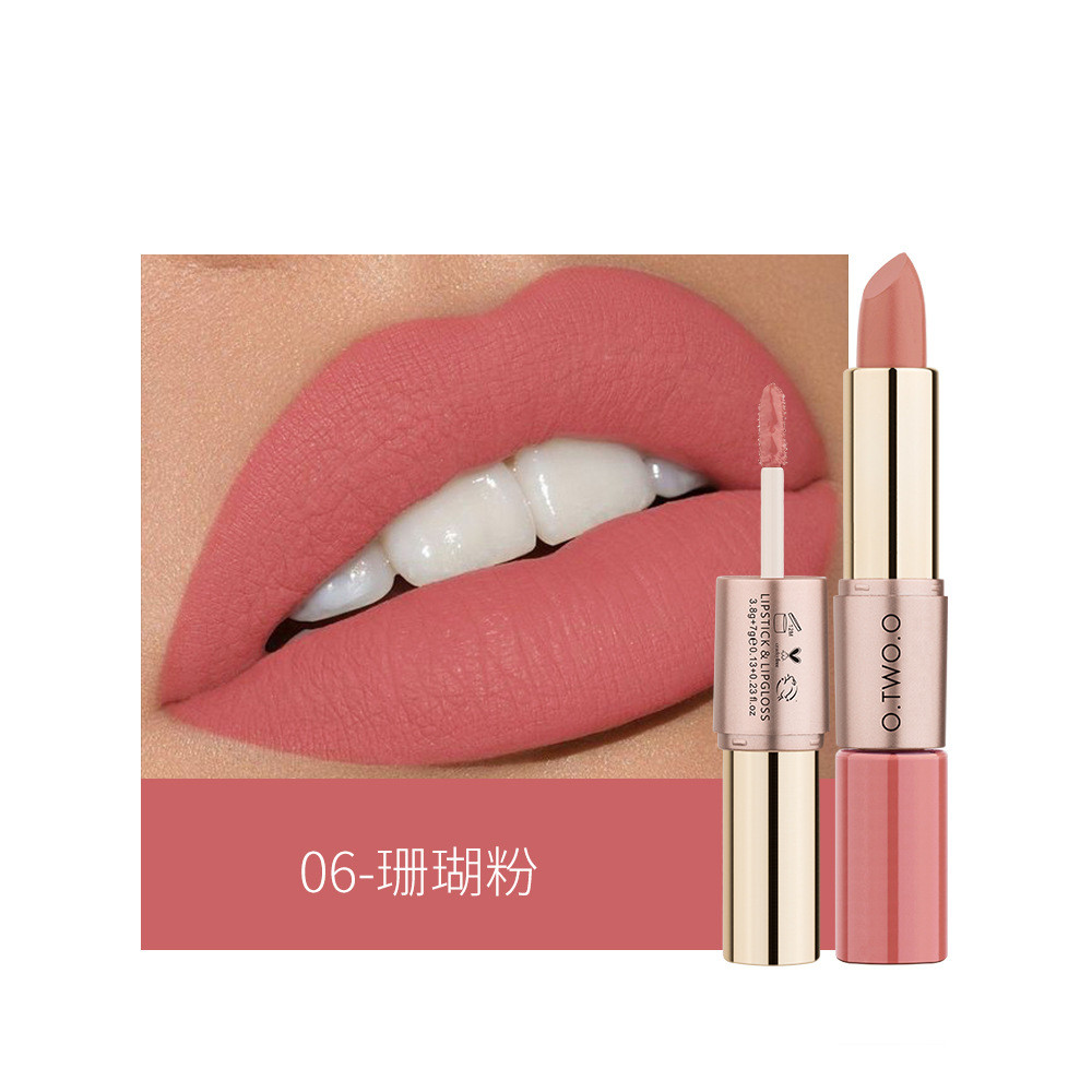 THIS.IS.US Dual-Ended Matte Lip Tint – ลิปสติก Ombre กํามะหยี่ติดทนนานสําหรับริมฝีปากไล่ระดับ