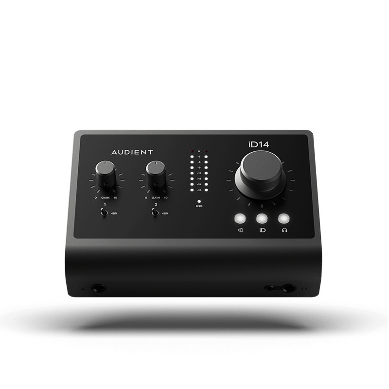 Audient iD14 iD4 MKII Professional การบันทึกภายนอกการ์ดเสียง iD22 iD44 กีตาร์เครื่องมือ