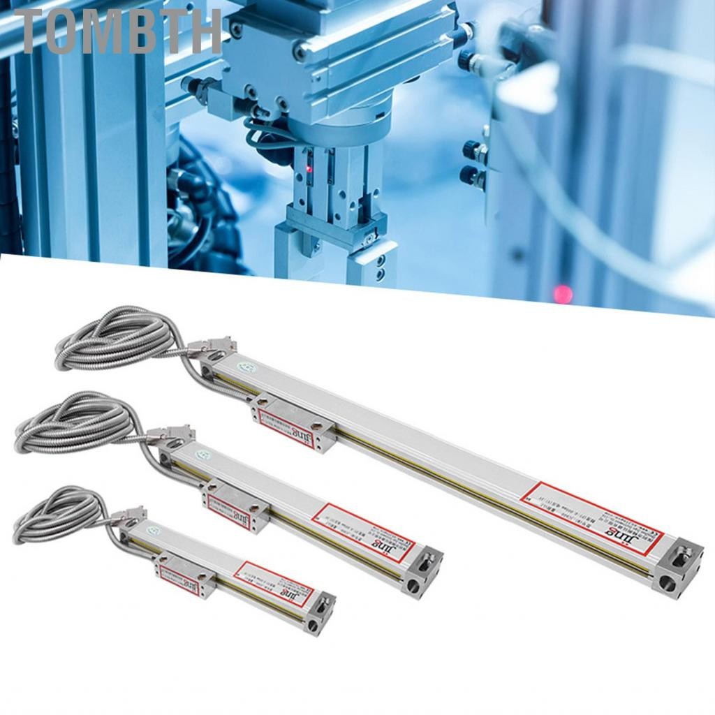 Tombth 3 ชิ้น Linear Scale 5um Precision Digital Readout Encoder สำหรับ JC800 DRO