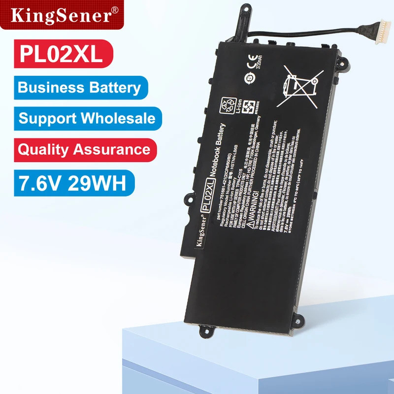 KingSener PL02XL แบตเตอรี่แล็ปท็อป HP Pavilion 11 X360 11-n010dx 11-n000snx 11-N014TU 11-N030TU 7516
