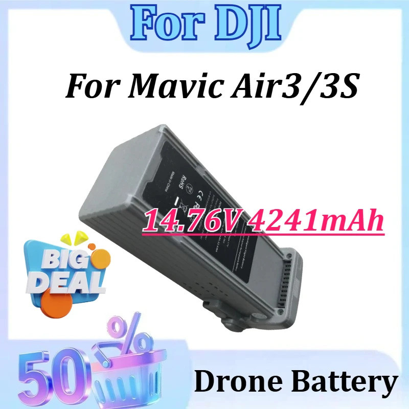 14.66V 4241mAh 62.5Wh สําหรับ DJI Mavic Air3/3S อัพเกรดเที่ยวบินอัจฉริยะ Long-lasting Drone แบตเตอรี
