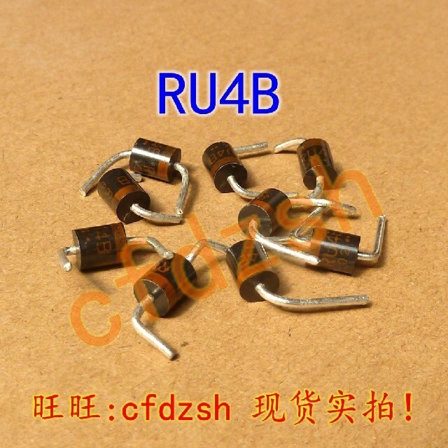R RU4B RU4C 3A 1500V นําเข้า Disassembly Test Fast Recovery + B Rectifier ไดโอด