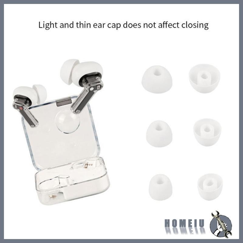 HOMEIU สําหรับ Nothing Ear 2 1 หูฟังกันฝุ่น Eartips Pad กันน้ํา