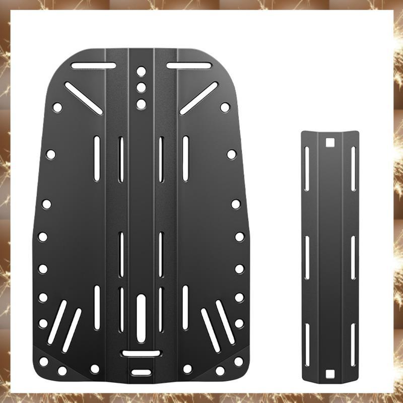 (OKB)Aluminium Scuba Diving Technic Backplate Diver Plate Scuba Diving Single Tank Adapter Scuba Div