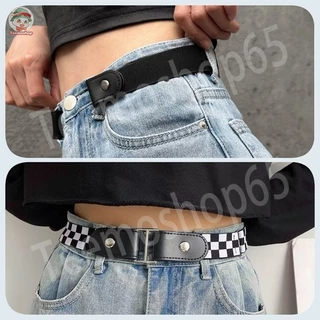 เข็มขัดยืดหยุ่นไร้หัวเข็มขัด เข็มขัดปรับเอว ใส่ง่าย ไม่ต้องถอดบ่อย สำหรับผู้หญิง ผู้ชาย และเด็ก