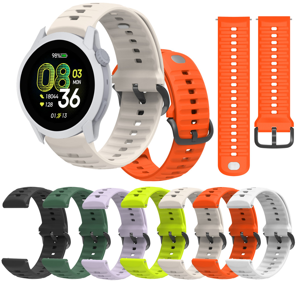 สายซิลิโคน Wave Wattern Sport Watch Band สร้อยข้อมือสําหรับ COROS PACE 3 4 Pro APEX 2 Pro 4 46 มม. VERTIX