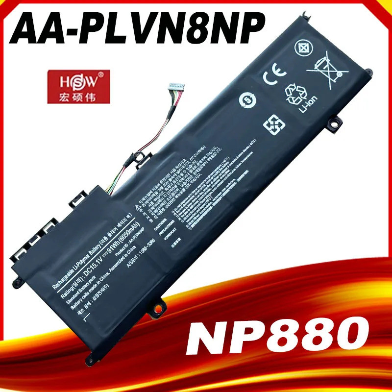 AA-PLVN8NP แบตเตอรี่แล็ปท็อปสําหรับ Samsung ATIV Book 8 Touch 780Z5E 780Z5E-S01 NP780Z5E 870Z5G NP87