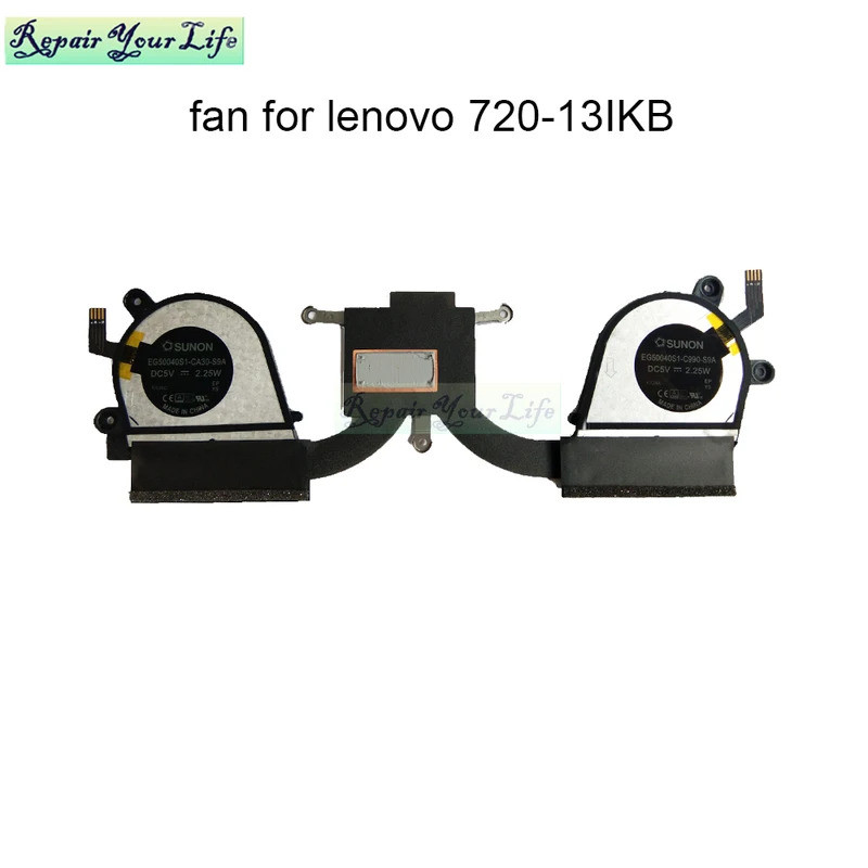 * พัดลมระบายความร้อน PC โน้ตบุ๊คฮีทซิงค์สําหรับ Lenovo Yoga 720-13IKB 720-13 5H40N67860 EG50040S1-C9