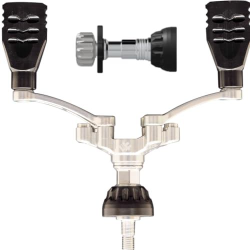 THIRTY FOUR 34 Zerogra Multi Double Handle & Balancer Spinning Reel by Daiwa (Silver)